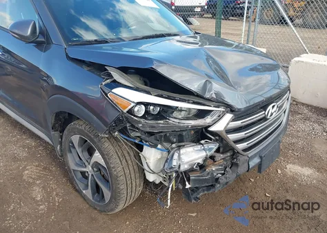 2017 Hyundai Tucson Limited from USA, damaged, VIN KM8J3CA2XHU383359